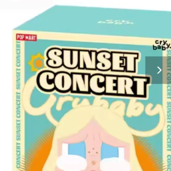 Pop Mart Crybaby Sunset Concert Series -- Beige Blue - Picture 7 of 7